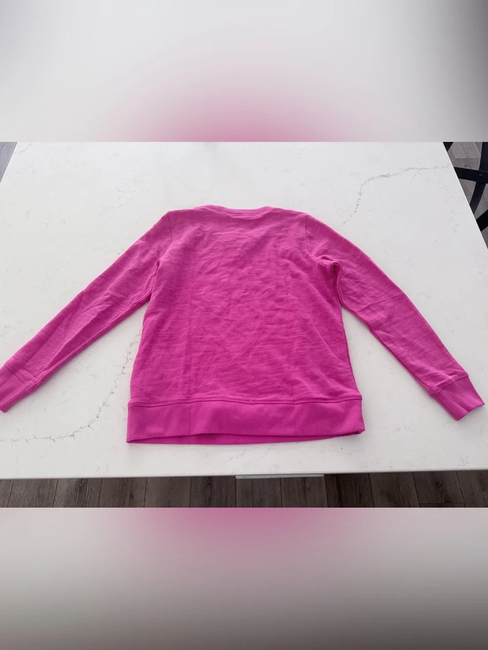 J. Crew Factory Women's Crewneck matching joggers set in Hot Pink